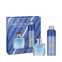 Nautica Voyage 2 piece Gift Set for Men - 1.6oz Eau De Toilette Spray + 6.0 oz D - £70.33 GBP