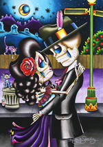 El Calssico Dave Sanchez Art Canvas Giclee Print 5 Size Day of The Dead Romance - $75.00+