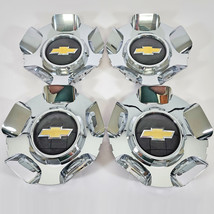 2009-2011 Chevy Avalanche Silverado Tahoe # 5417 Chrome Wheel Center Caps SET/4 - £119.87 GBP