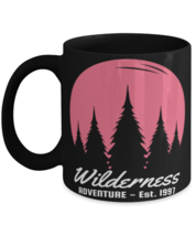 Wilderness Adventures, black Coffee Mug, Coffee Cup 11oz. Model 60071  - £19.92 GBP