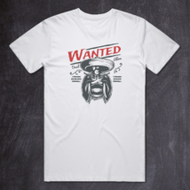 Vintage Inspired Print - WANTED - Graphic Tee #0109 - £11.56 GBP