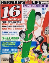 ORIGINAL Vintage August 1965 16 Magazine Beatles Robert Vaughn - £38.71 GBP