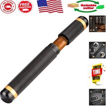 Black Aluminum Cigar Holder - Chic Handmade Tube for Cigars - $22.56