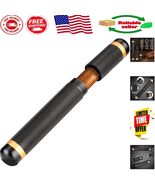 Black Aluminum Cigar Holder - Chic Handmade Tube for Cigars - $420.73 MXN