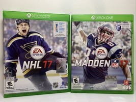 EA Sports XBox One Games Madden NFL 17 / NHL 17 Lot of 2  - $9.89