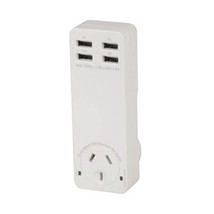 TechBrands Quad USB Charger with Mains Socket (6.8A) - £50.80 GBP