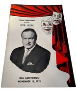 1970 BOB HOPE Souvenir Program Frank Marzonie Presents Bob Hope IMA Flin... - $262.91 MXN