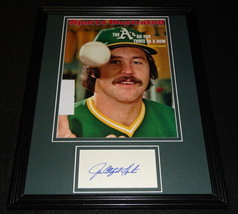 Catfish Hunter Signed Framed 1974 Sports Illustrated Magazine Cover Disp... - £77.84 GBP