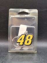 Vintage Jimmie Johnson Nascar Racing #48 pewter Keychain - $3.71