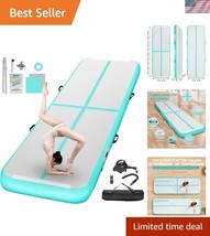 Professional Inflatable Gymnastics Mat - 4/8 inch Thick Air Training Ess... - $139.49