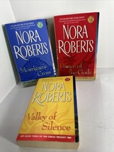 Nora Roberts Circle Trilogy Series Dance Of The Gods,Morgan’s Cross,Valley Of Si - £11.64 GBP