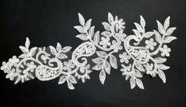 Application Doilies Embroidered Tulle Lace CM 36 SWEET TRIMS 14565 - £9.04 GBP