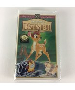 Walt Disney Masterpiece Bambi VHS Tape Thumper Owl Vintage 1980&#39;s New Se... - £9.30 GBP