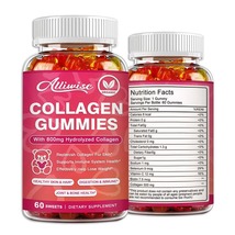 60 Supplement Premium Collagen Vitamin Gummies for Hair Skin &amp; Nails - £24.08 GBP