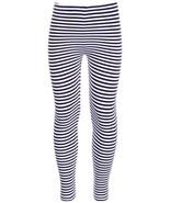 MSRP $10 Epic Threads Little Girls Striped Leggings, Blue Size 5 - $9.47 CAD