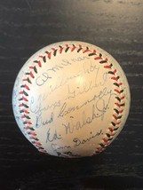 1935 New Orleans Pelicans Autographed Baseball Ed Walsh Jr. Earliest Known Tommy - £1,444.95 GBP
