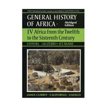 General History of Africa volume 4 ^pbk abridged]  Africa from the 12th to the  - £20.07 GBP