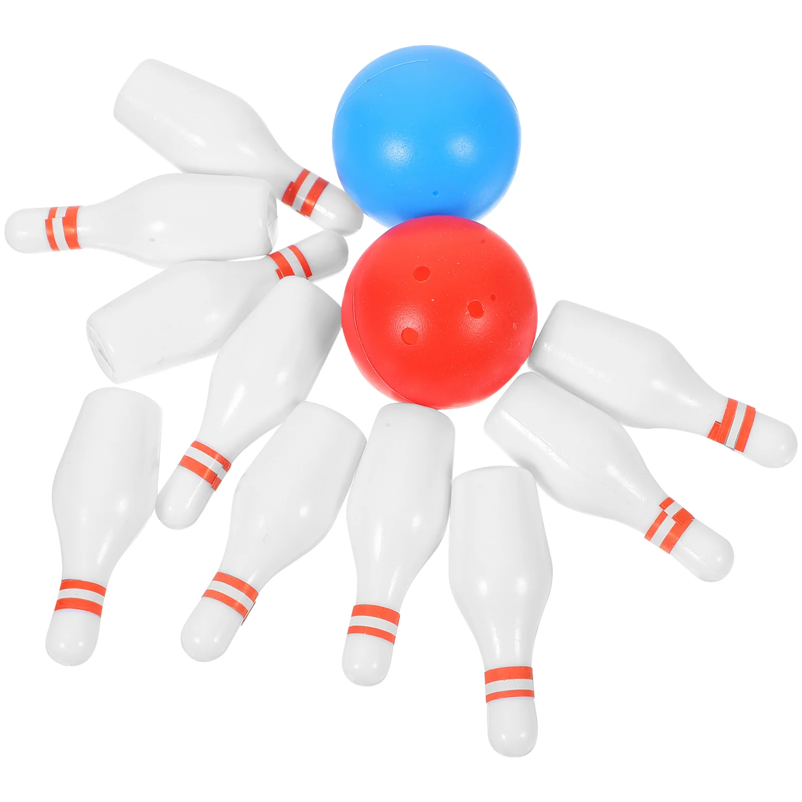 2 Sets Miniature Bowling Game Set House Accessories Bowling and Pin Model for - £9.13 GBP
