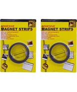 Set of 2 Adhesive Magnet Strips (30&#39;&#39; x 1/2&#39;&#39;) - £6.41 GBP
