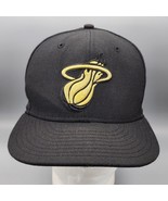 NBA Miami Heat New Era 9fifty Hardwood Classics Snapback Hat Logo Gold B... - €10,18 EUR