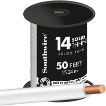 SOUTHWIRE COMPANY LL 11580841 Wire Thhn 14 Ga 600 V, 50 &#39;, White - $28.20