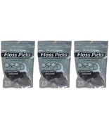 ( LOT 3 ) B.BUDDIES CharcoaLinfused Floss Picks 75-ct/pack= Total 225 Fl... - €17,28 EUR