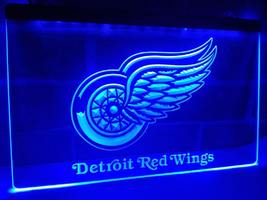 Detroit Red Wings Hockey Illuminated Led Neon Sign Decor, Room, Light Décor Art - £20.77 GBP+