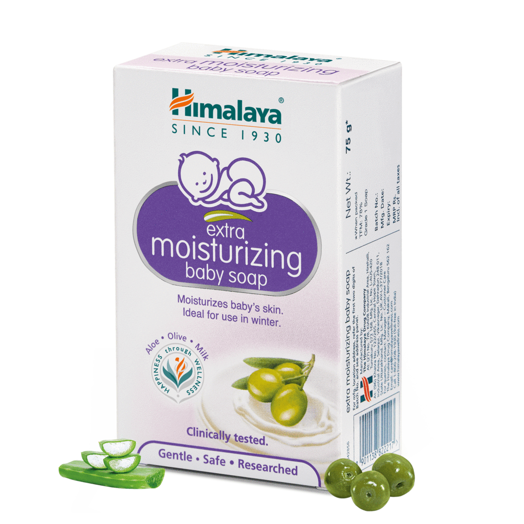 Himalaya Extra Moisturizing baby soap 75 gms- Aloe, Almond, Olive Oil FR... - $13.13