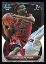 2022-23 Bowman University Chrome #64 Posh Alexander St. John&#39;s Red Storm - £1.00 GBP