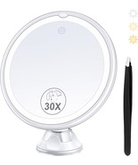 Magnifying Mirror With Light 30X, Lighted Makeup Mirror 30X For Precision - $39.99