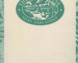 The Tree House Menu Silky Oaks Lodge Rain Forest Resort Silky Oaks Austr... - $47.52