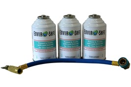 Enviro-Safe Proseal, Prodry &amp; Leak Detector Auto System 3 Can &amp; Brass Hose #2109 - $69.30