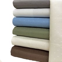 Blancho Bedding Woven Dots 600 Thread Count Sheet Sets Cal King Size Gray - $95.94