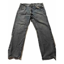 Levis 505 Jeans Mens 40x32 Regular Fit Button Fly Denim 100% Cotton Blue... - $19.80