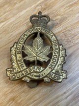 Vintage Canadian Forces British Columbia Hat Cap Badge KG JD - £14.24 GBP