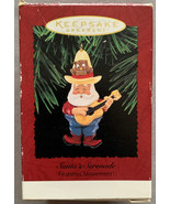 1995 Hallmark Keepsake Christmas Ornament Santa&#39;s Serenade Guitar Cowboy... - £3.14 GBP