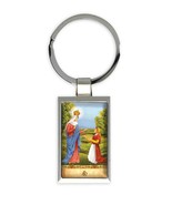 Our Lady of Caravaggio : Gift Keychain Catholic Religious Virgin Saint - £6.48 GBP
