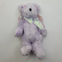 TY Beanie Baby Attic Treasure Cassia the Purple Bear With Wings No Tag - £3.02 GBP