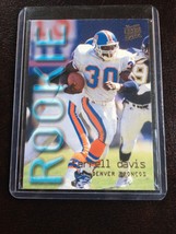 1995 Fleer Ultra Football Terrell Davis ROOKIE RC Card #430 Denver Bronc... - £9.60 GBP