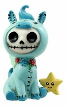 Furrybones Twinkle Golden Star Pegasus Figurine 3.25&quot;H Hooded Pegasus Ho... - $14.99