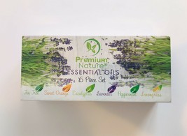 Premium Nature Essential Oils 6 Piece Set - New and Sealed Six - 10 ml bottles - £15.52 GBP