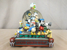 Disney Mickey and His Friends Silver Screen Debut Snow Globe Collectible... - £76.59 GBP