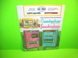 Automatic Products Candyshop Smokeshop Original Coin-Op Vending Machine Flyer - £17.49 GBP