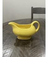 Fiestaware FIESTA Yellow Gravy Boat 8&quot;W 4&quot;T Homer Laughlin Vintage Original - $40.60 CAD