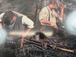 Vintage Blacksmith Shop Old Sturbridge Village MA Postcard 46194 - £9.48 GBP