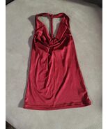 Elegant Red Charlotte Russe Halter Top - $19.00