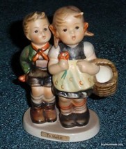 Hummel Figurine &quot;To Market&quot; #49 3/0 TMK3 Brother And Sister Going To Market - £64.84 GBP