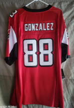 Nike On Field Nfl Tony Gonzalez #88 Atlanta Falcons Red Jersey Size 52 - £38.78 GBP