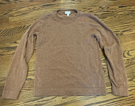 JCrew Factory Women’s Wool Teddie Sweater Camel Heather Size Medium - $24.74