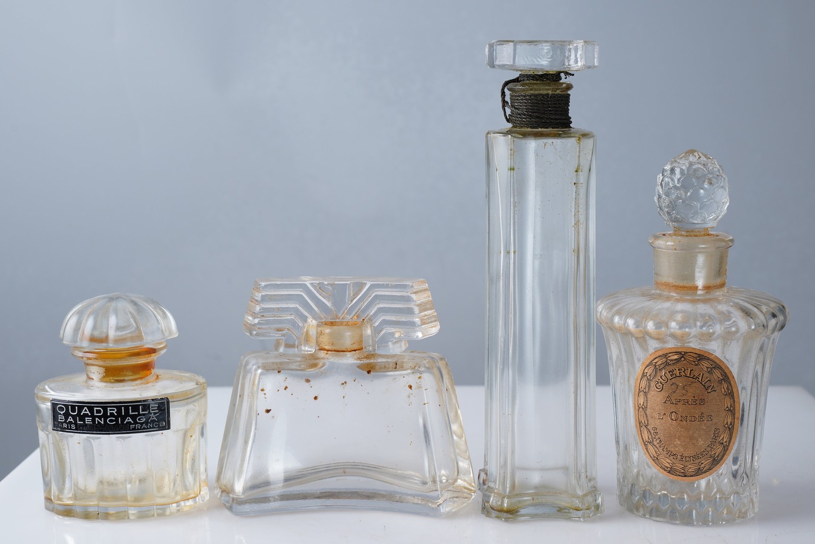 c1940 French Baccarat Perfume Bottle Collection - $252.45